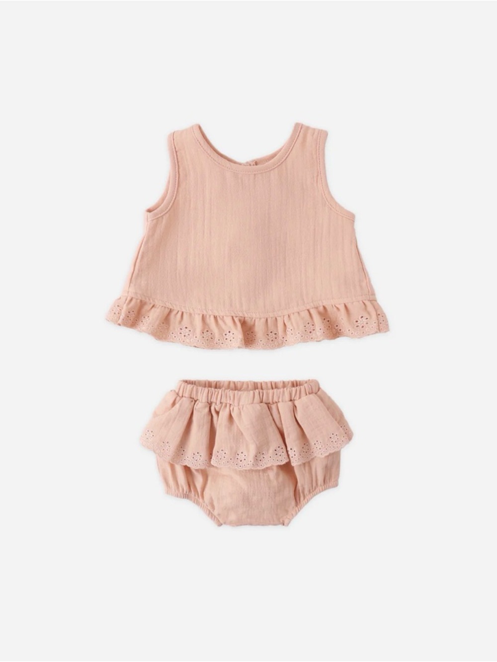 Quincy Mae Tulip top and Bloomer set in Melon